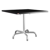 Schaffner Säntis Table repas rabattable 90x90cm – Noir 91 / Galvanisé à chaud 02