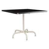 Schaffner Säntis Table repas rabattable 90x90cm – Noir 91 / Sable Pastel 15