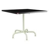 Schaffner Säntis Table repas rabattable 90x90cm – Noir 91 / Vert Pastel 64