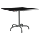 Schaffner Säntis Table repas rabattable 90x90cm – Noir 91 / Graphite 73