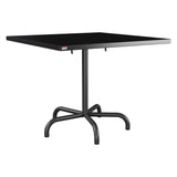 Schaffner Säntis Table repas rabattable 90x90cm – Noir 91 / Anthracite 77