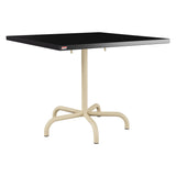 Schaffner Säntis Table repas rabattable 90x90cm – Noir 91 / Marron Pastel 83