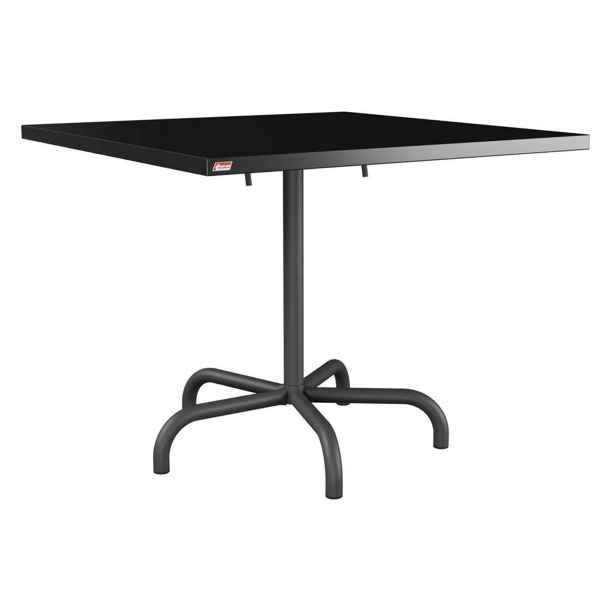 Schaffner Säntis Table repas rabattable 90x90cm – Noir 91 / Noir 91