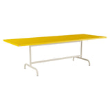 Schaffner Säntis Table repas rabattable 240x90cm – Jaune 11 / Sable Pastel 15