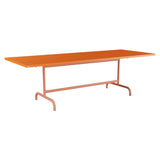 Schaffner Säntis Table repas rabattable 240x90cm – Orange 13 / Terracotta 84