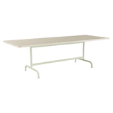 Schaffner Säntis Table repas rabattable 240x90cm – Sable Pastel 15 / Vert Pastel 64