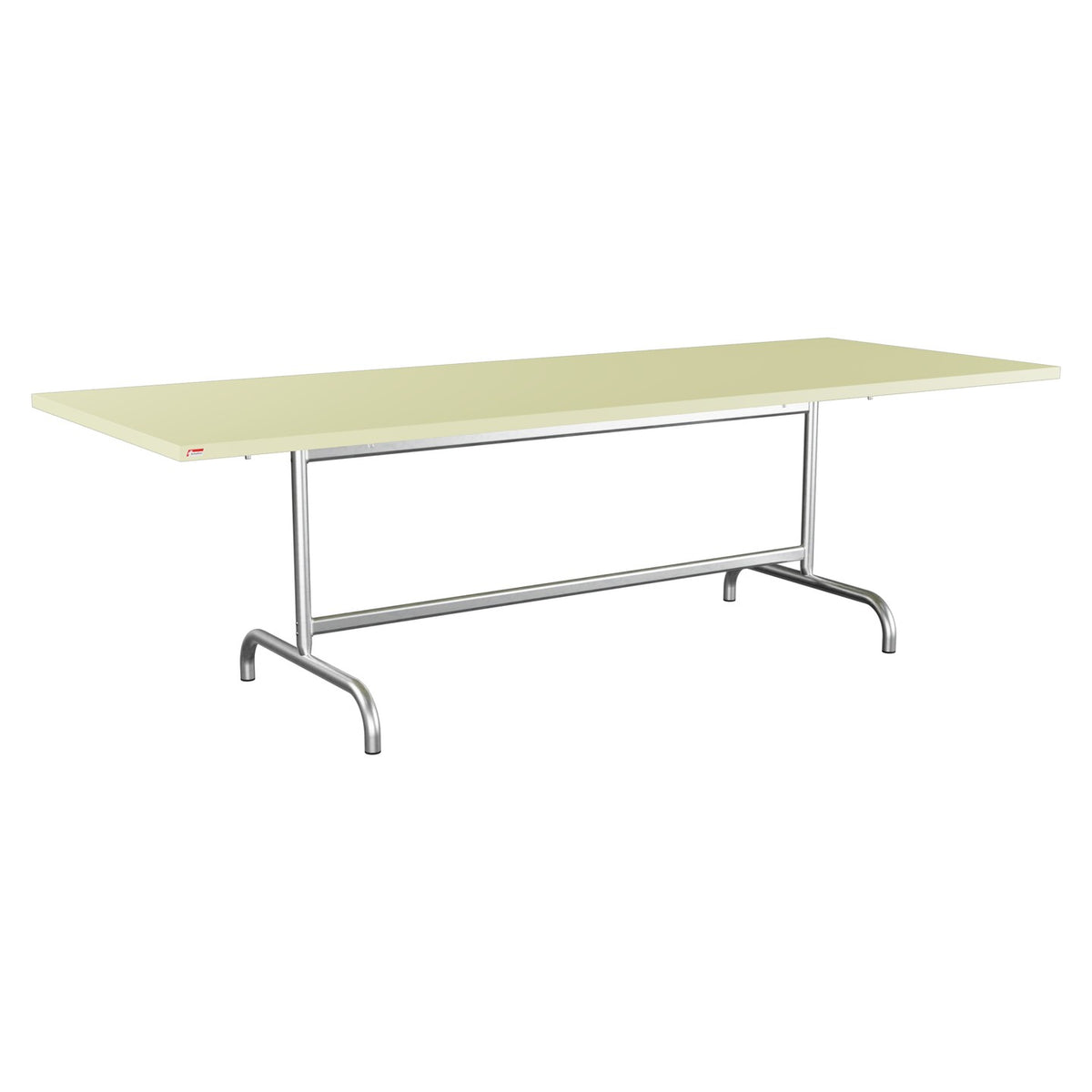 Schaffner Säntis Table repas rabattable 240x90cm – Jaune Buis 18 / Galvanisé à chaud 02