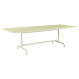 Schaffner Säntis Table repas rabattable 240x90cm – Jaune Buis 18 / Sable Pastel 15