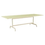Schaffner Säntis Table repas rabattable 240x90cm – Jaune Buis 18 / Marron Pastel 83