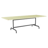 Schaffner Säntis Table repas rabattable 240x90cm – Jaune Buis 18 / Noir 91