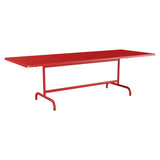 Schaffner Säntis Table repas rabattable 240x90cm – Rouge 30 / Rouge 30