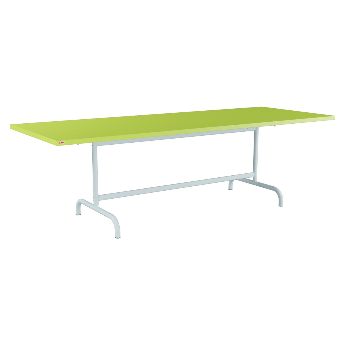 Schaffner Säntis Table repas rabattable 240x90cm – Vert clair 63 / Bleu Pastel 51