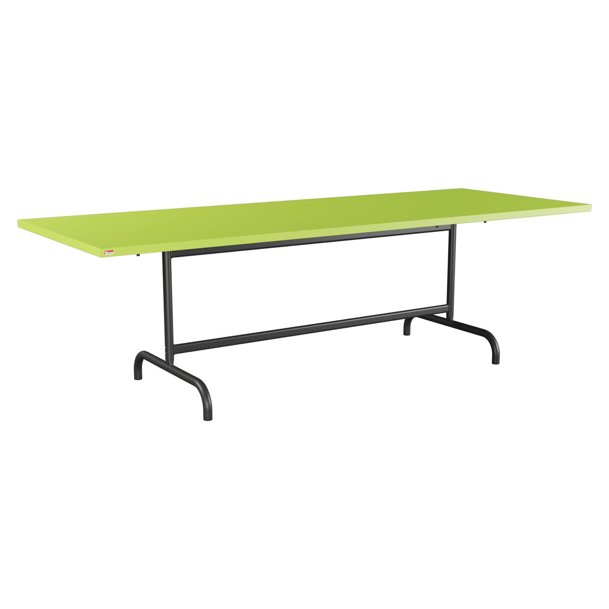 Schaffner Säntis Table repas rabattable 240x90cm – Vert clair 63 / Anthracite 77