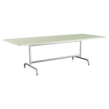 Schaffner Säntis Table repas rabattable 240x90cm – Vert Pastel 64 / Galvanisé à chaud 02