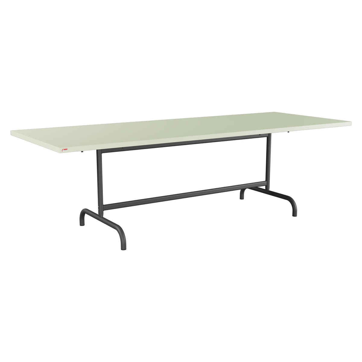 Schaffner Säntis Table repas rabattable 240x90cm – Vert Pastel 64 / Noir 91