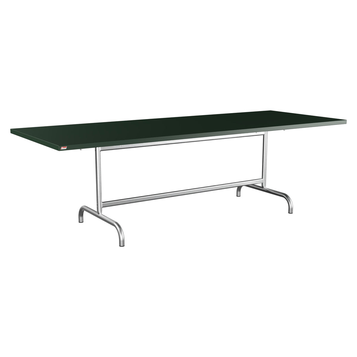 Schaffner Säntis Table repas rabattable 240x90cm – Vert Sapin 66 / Galvanisé à chaud 02