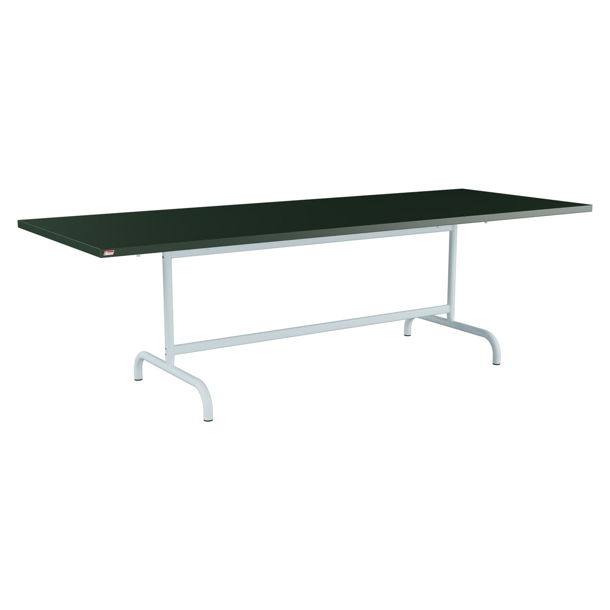 Schaffner Säntis Table repas rabattable 240x90cm – Vert Sapin 66 / Bleu Pastel 51