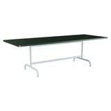 Schaffner Säntis Table repas rabattable 240x90cm – Vert Sapin 66 / Bleu Pastel 51