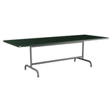 Schaffner Säntis Table repas rabattable 240x90cm – Vert Sapin 66 / Graphite 73