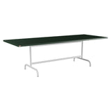 Schaffner Säntis Table repas rabattable 240x90cm – Vert Sapin 66 / Gris Argent 78