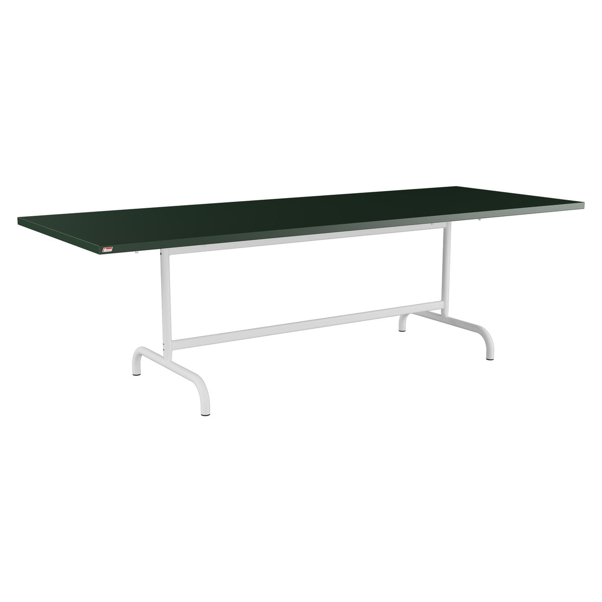 Schaffner Säntis Table repas rabattable 240x90cm – Vert Sapin 66 / Blanc 90