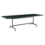 Schaffner Säntis Table repas rabattable 240x90cm – Vert Sapin 66 / Noir 91