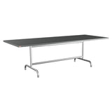 Schaffner Säntis Table repas rabattable 240x90cm – Graphite 73 / Galvanisé à chaud 02
