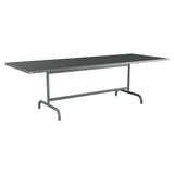 Schaffner Säntis Table repas rabattable 240x90cm – Graphite 73 / Graphite 73