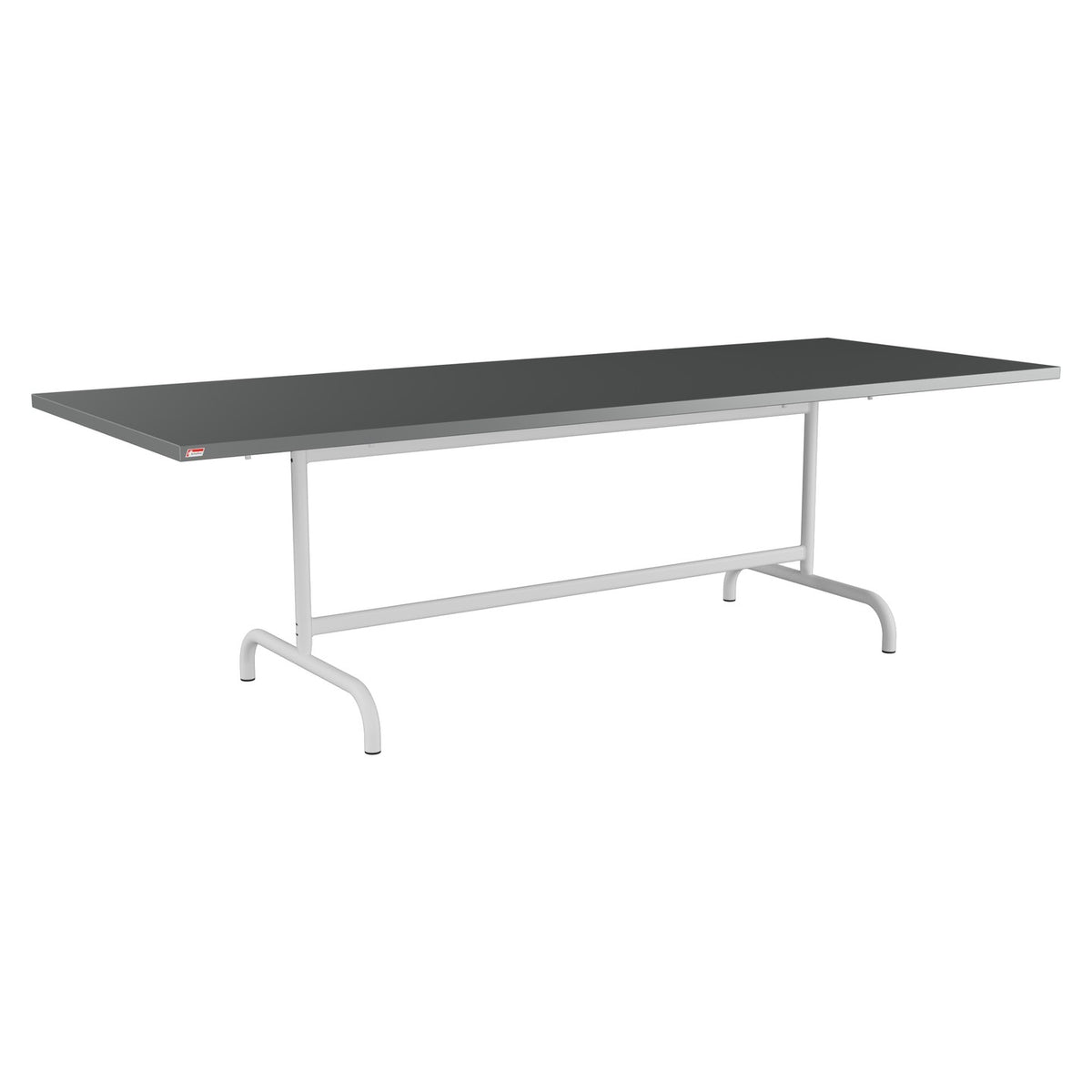 Schaffner Säntis Table repas rabattable 240x90cm – Graphite 73 / Gris Argent 78