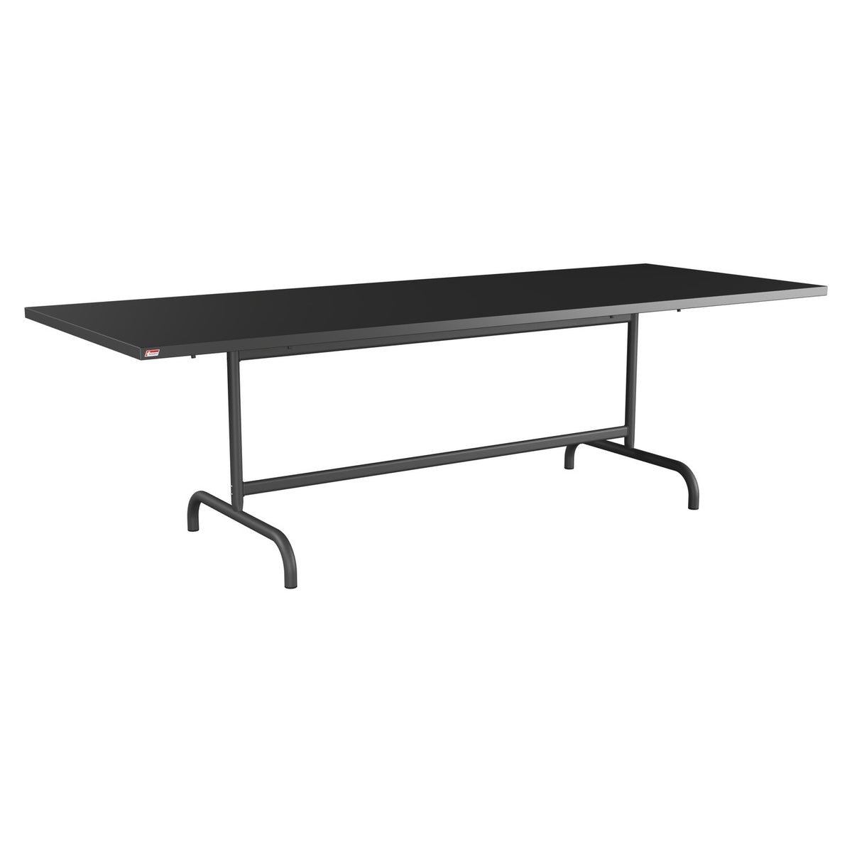 Schaffner Säntis Table repas rabattable 240x90cm – Anthracite 77 / Noir 91