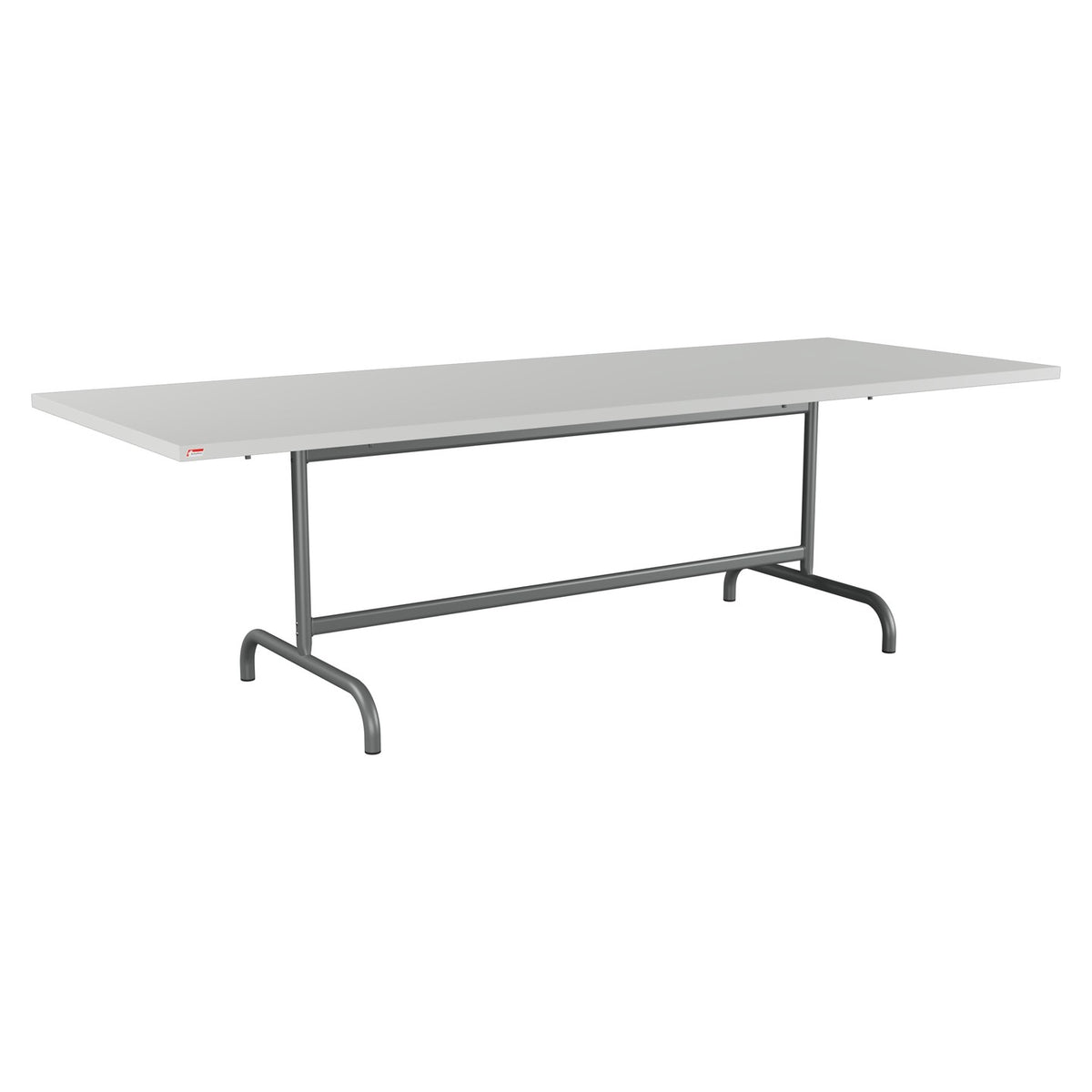 Schaffner Säntis Table repas rabattable 240x90cm – Gris Argent 78 / Graphite 73
