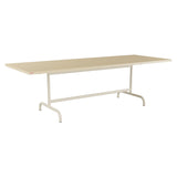 Schaffner Säntis Table repas rabattable 240x90cm – Marron Pastel 83 / Sable Pastel 15