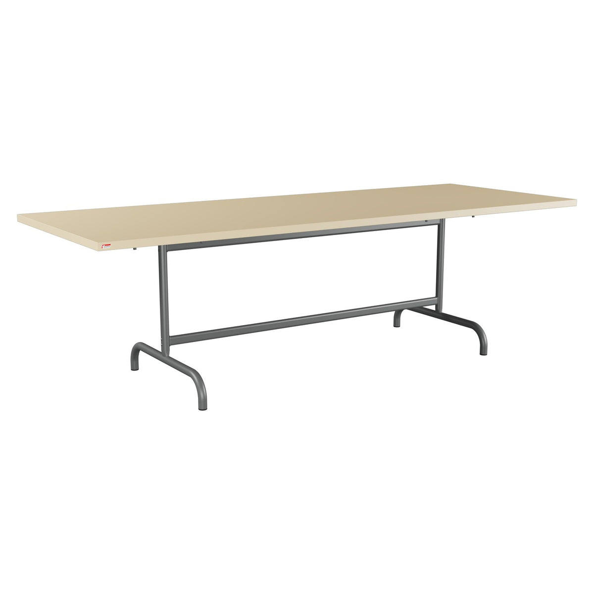 Schaffner Säntis Table repas rabattable 240x90cm – Marron Pastel 83 / Graphite 73