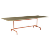 Schaffner Säntis Table repas rabattable 240x90cm – Champagne 85 / Terracotta 84