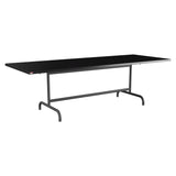 Schaffner Säntis Table repas rabattable 240x90cm – Noir 91 / Noir 91