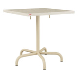 Schaffner Säntis Table repas rabattable 70x70cm – Sable Pastel 15 / Marron Pastel 83