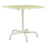 Schaffner Säntis Table repas rabattable 70x70cm – Jaune Buis 18 / Vert Pastel 64