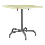 Schaffner Säntis Table repas rabattable 70x70cm – Jaune Buis 18 / Graphite 73