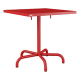 Schaffner Säntis Table repas rabattable 70x70cm – Rouge 30 / Rouge 30