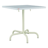 Schaffner Säntis Table repas rabattable 70x70cm – Bleu Pastel 51 / Vert Pastel 64