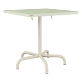 Schaffner Säntis Table repas rabattable 70x70cm – Vert Pastel 64 / Sable Pastel 15