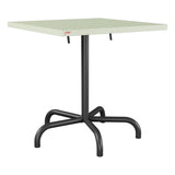 Schaffner Säntis Table repas rabattable 70x70cm – Vert Pastel 64 / Anthracite 77