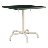 Schaffner Säntis Table repas rabattable 70x70cm – Vert Sapin 66 / Sable Pastel 15