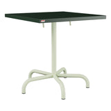 Schaffner Säntis Table repas rabattable 70x70cm – Vert Sapin 66 / Vert Pastel 64