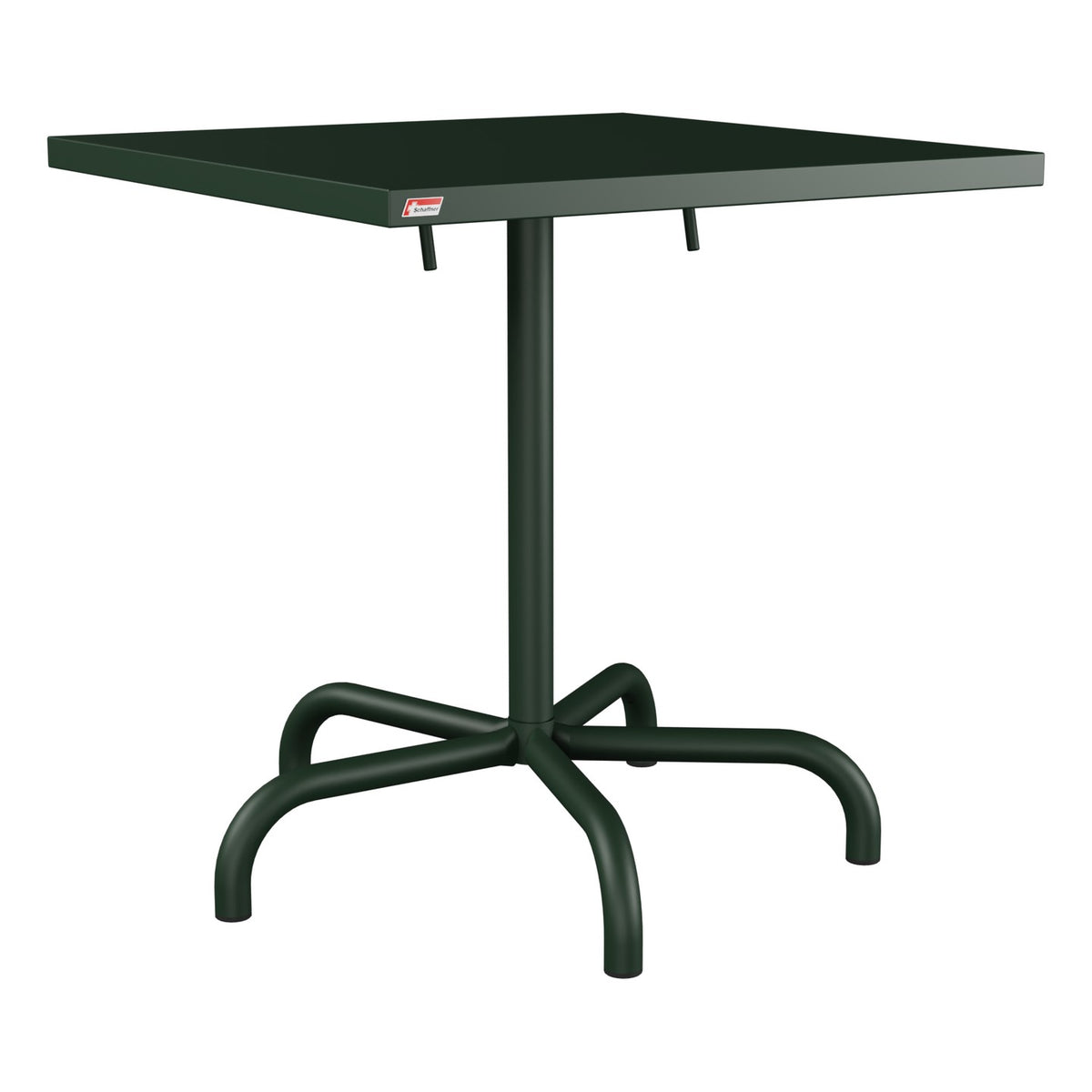 Schaffner Säntis Table repas rabattable 70x70cm – Vert Sapin 66 / Vert Sapin 66