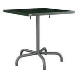 Schaffner Säntis Table repas rabattable 70x70cm – Vert Sapin 66 / Graphite 73