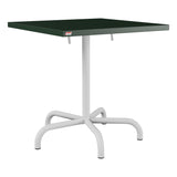 Schaffner Säntis Table repas rabattable 70x70cm – Vert Sapin 66 / Gris Argent 78