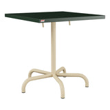 Schaffner Säntis Table repas rabattable 70x70cm – Vert Sapin 66 / Marron Pastel 83