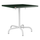Schaffner Säntis Table repas rabattable 70x70cm – Vert Sapin 66 / Blanc 90