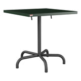 Schaffner Säntis Table repas rabattable 70x70cm – Vert Sapin 66 / Noir 91